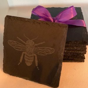 COPY - Great little set of 8 slate coasters.